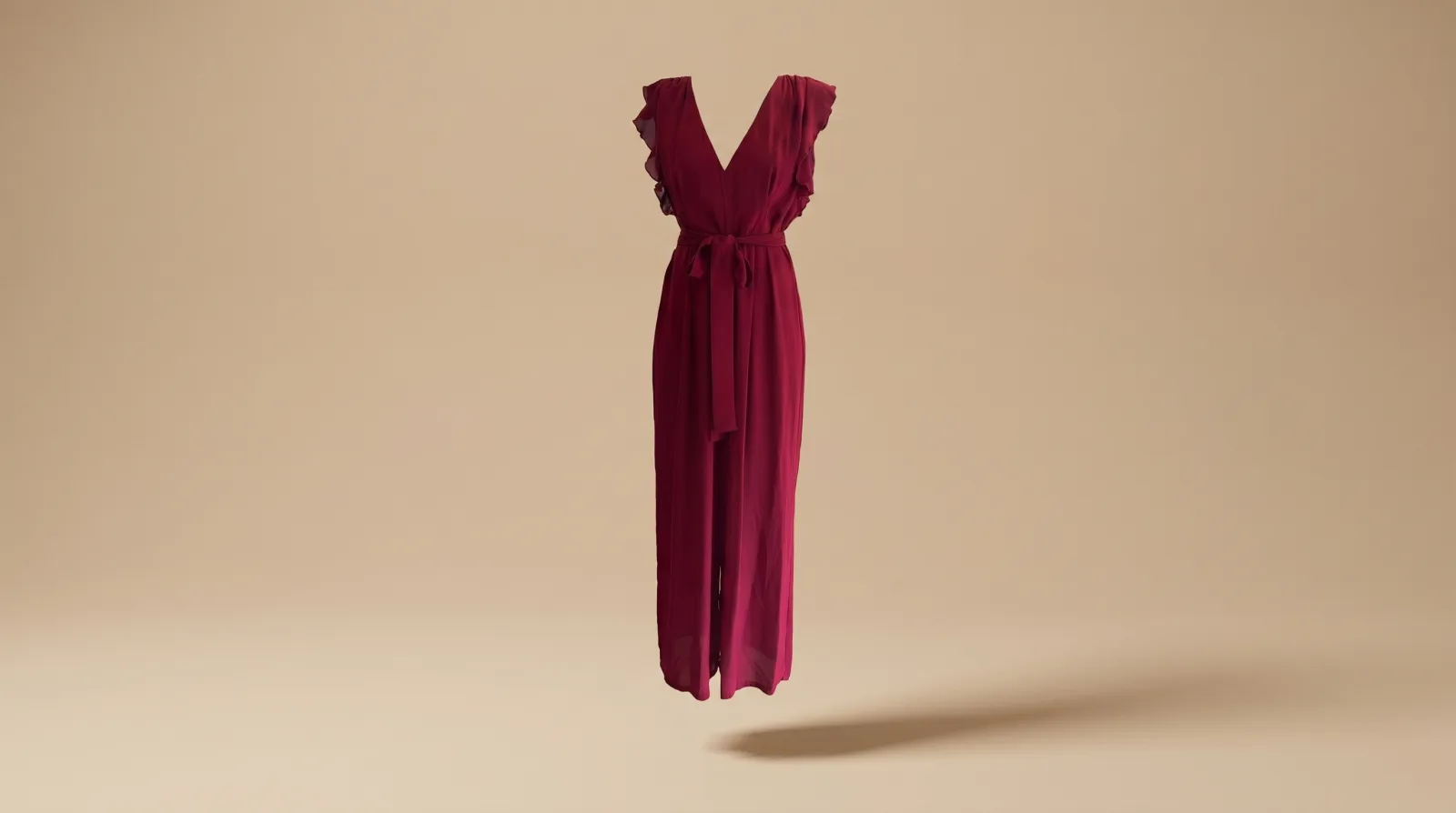 Vestido Moda Atemporal - vestido largo vino / borgoña en renta en CDMX | Renta El Look