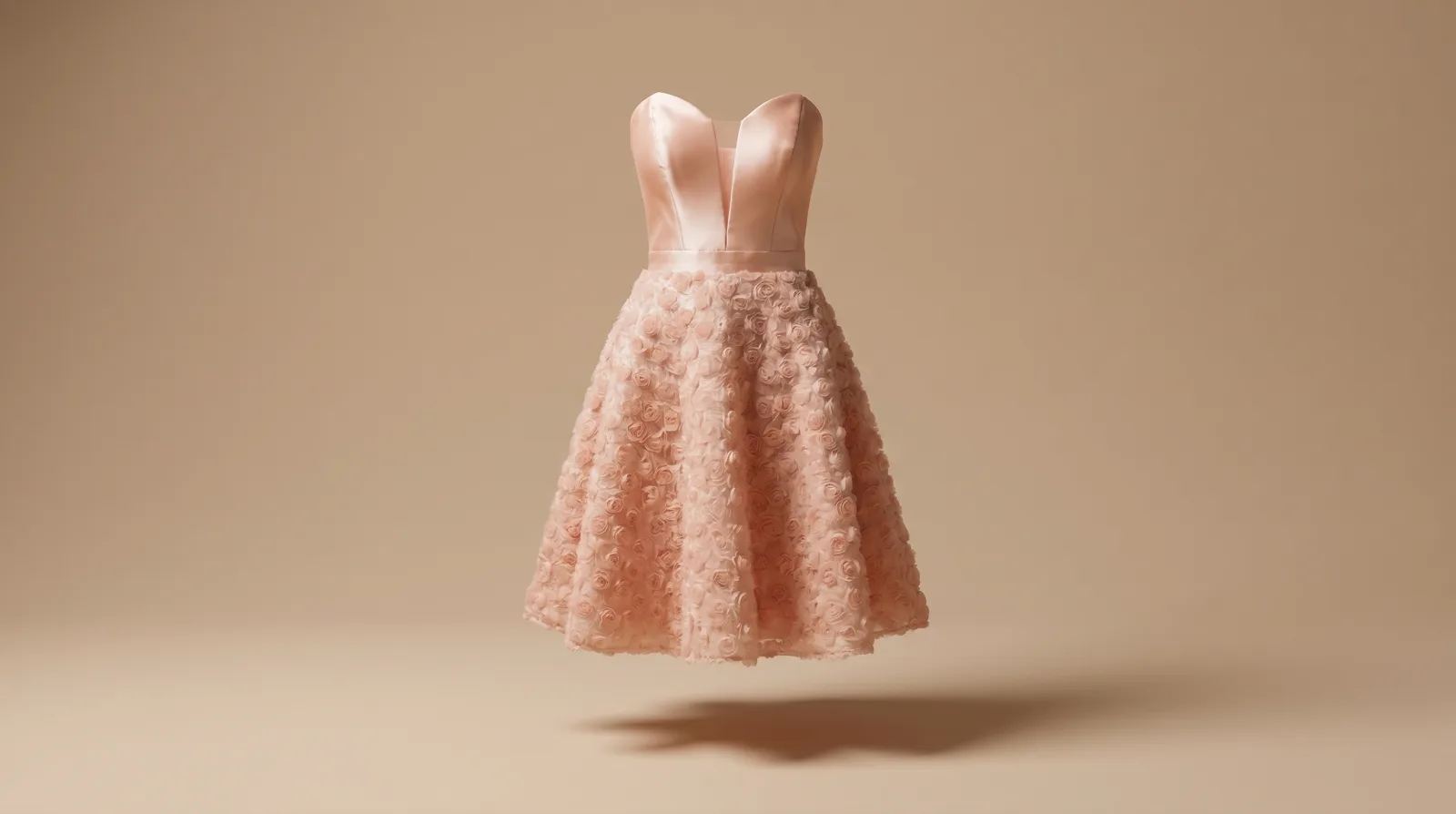 Vestido Pura Elegancia - vestido midi rosa blush en renta en CDMX | Renta El Look